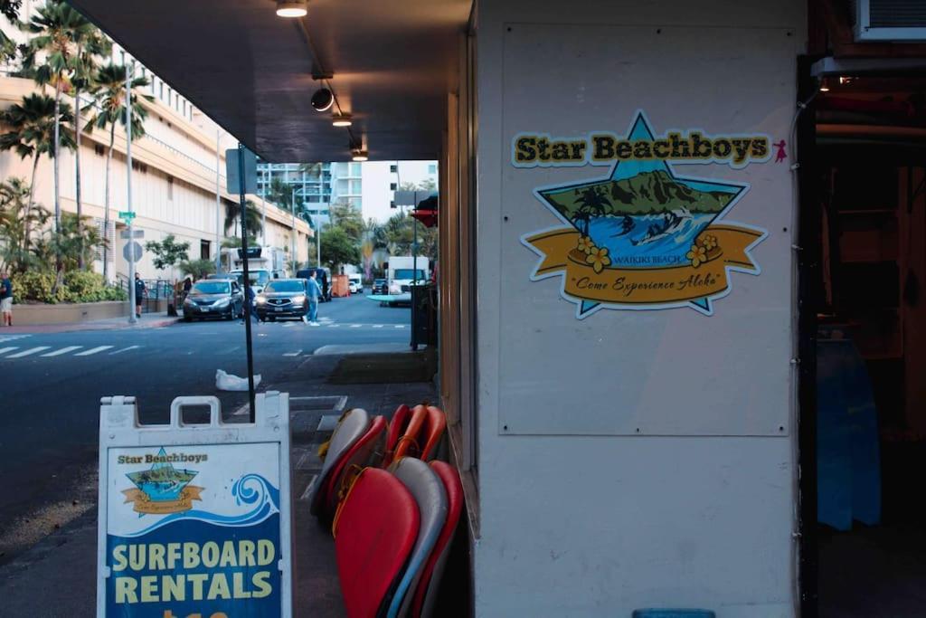 הונולולו Seashore Waikiki Studio 1 Block From A Beach No Resort Fees מראה חיצוני תמונה