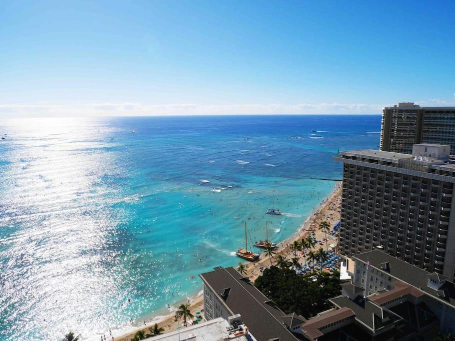 הונולולו Seashore Waikiki Studio 1 Block From A Beach No Resort Fees מראה חיצוני תמונה